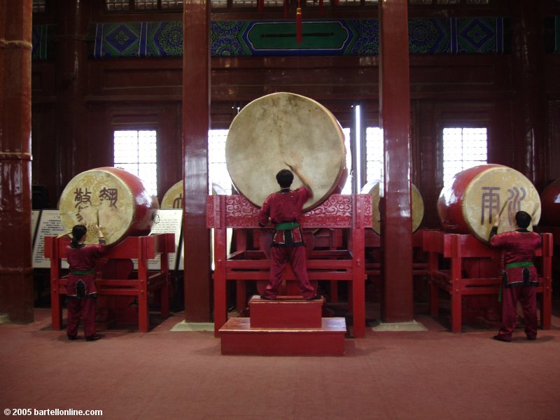 Concert inside the Drum Tower in Beijing, China