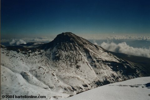 East peak of Mt. Aragats, Armenia as seen from south peak
