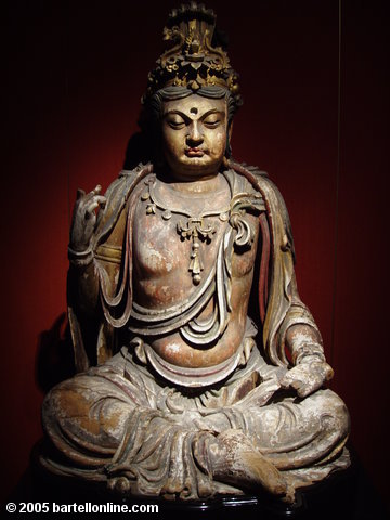 Buddhist sculpture at the Shanghai Museum, Shanghai, China